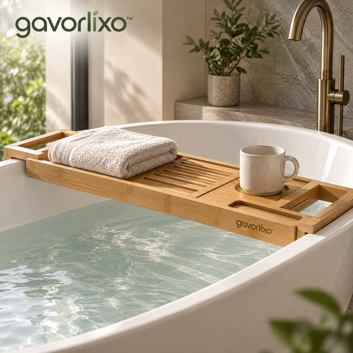 gavorlixo™ Elegant Bath Tray Organizer