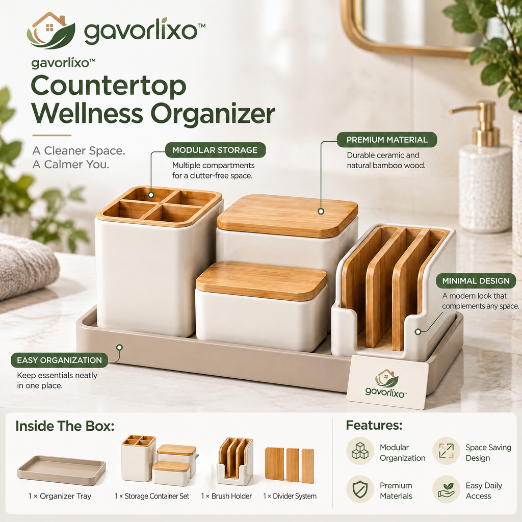 gavorlixo™ Countertop Wellness Organizer