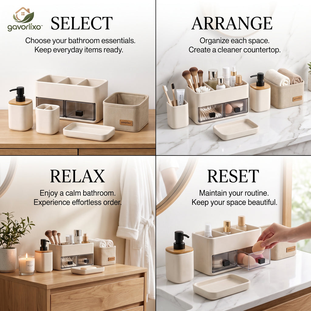 gavorlixo™ Elegant Bathroom Storage System